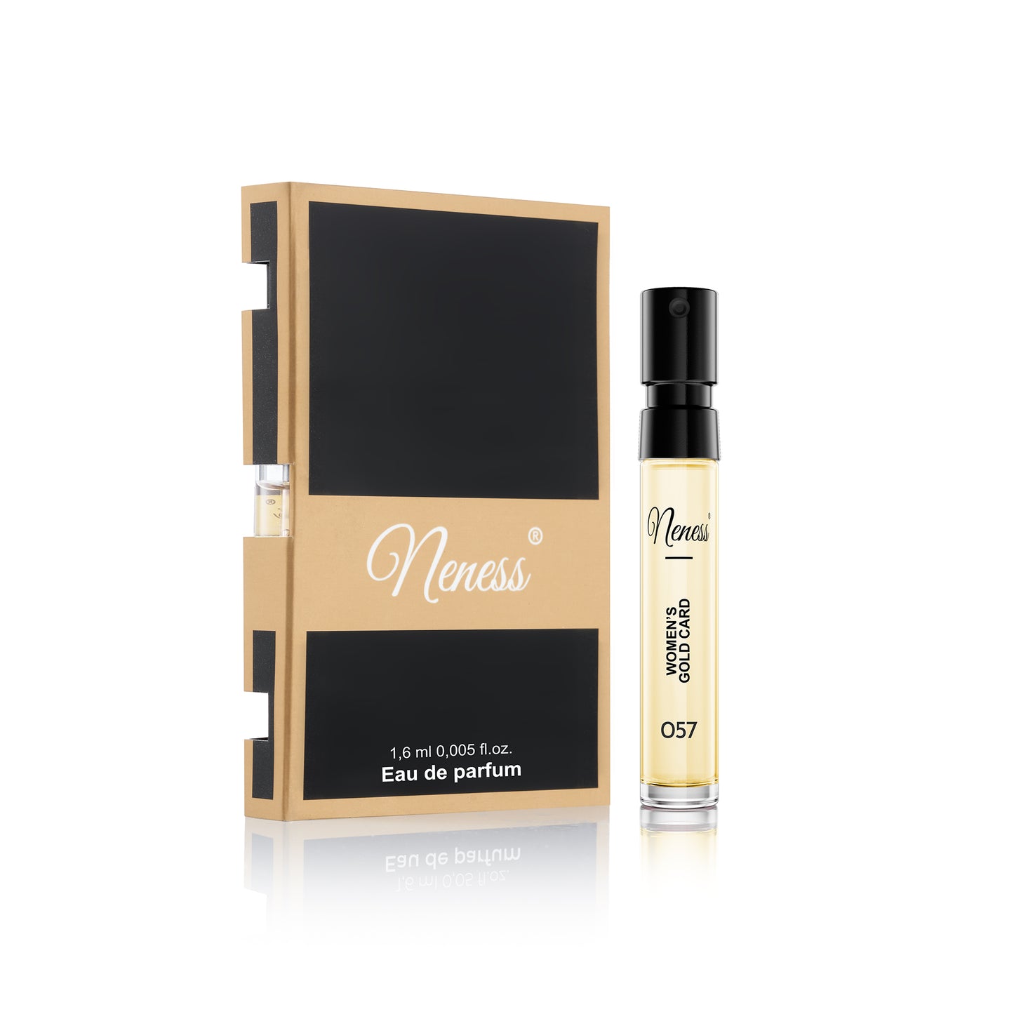 N177. Neness Women's Gold Card - 1.6 ml sample - Perfume For Women