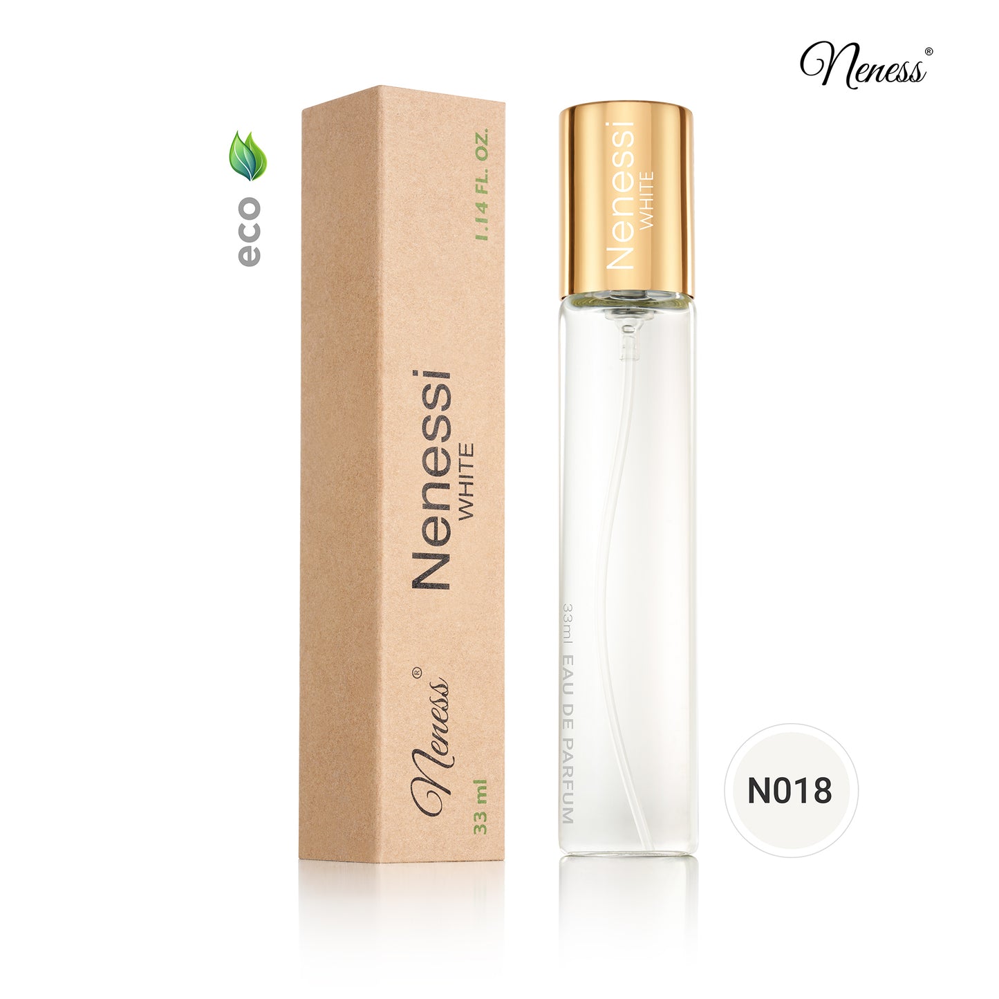 N018. Nenessi White - 33 ml - Perfume For Women