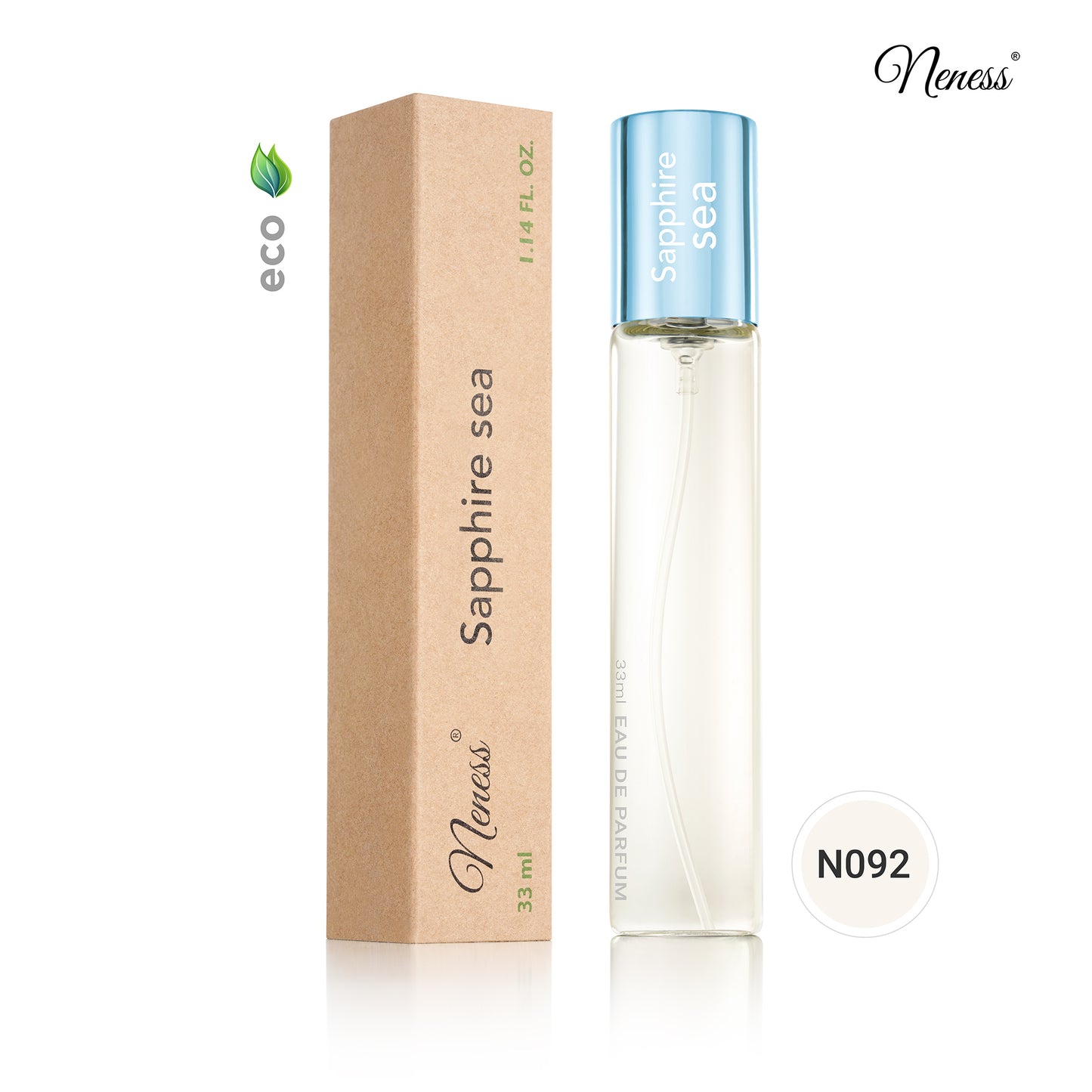 N092. Neness Sapphire Sea - 33 ml - Perfume For Women